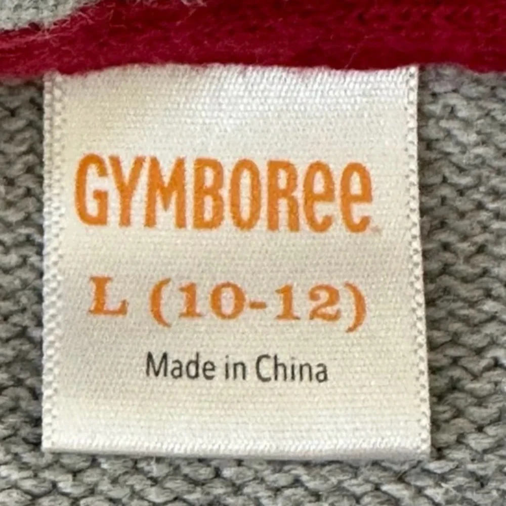Gymboree Grey Polar Bear Holiday Kids Long Sleeve Sweater size L (10-12)